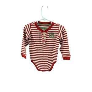 Oshkosh Bgosh Boys infant baby size 24 months Long Sleeve Gray red Long SLeeve T